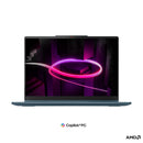 Lenovo Yoga 7 2-in-1 14AGP11 83TD001QPH Copilot+ PC Laptop (Tidal Teal) | 14" WUXGA (1920x1200) OLED | Ryzen AI 7 445 | 24GB RAM | 1TB SSD | AMD Radeon 840M Graphics | Win 11 Home | MS Office Home 2024 + MS 365 Basic+Pen Gen 2 w/ Case+Tote Sleeve 14" Blue