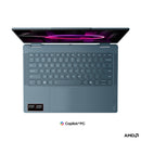 Lenovo Yoga 7 2-in-1 14AGP11 83TD001QPH Copilot+ PC Laptop (Tidal Teal) | 14" WUXGA (1920x1200) OLED | Ryzen AI 7 445 | 24GB RAM | 1TB SSD | AMD Radeon 840M Graphics | Win 11 Home | MS Office Home 2024 + MS 365 Basic+Pen Gen 2 w/ Case+Tote Sleeve 14" Blue