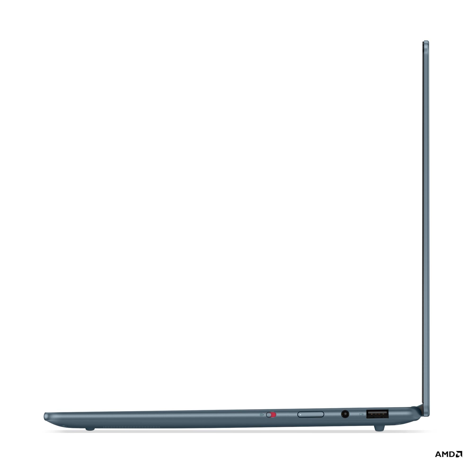 Lenovo Yoga Slim 7 14AKP10 83JY007JPH Copilot+ PC Laptop (Tidal Teal) | 14" 2.8K WQXGA+ (2880x1800) OLED 120Hz | Ryzen AI 7 350 | 16GB RAM | 1TB SSD | AMD Radeon 860M Graphics | Windows 11 Home | MS Office Home 2024 + MS 365 Basic + Yoga Sleeve