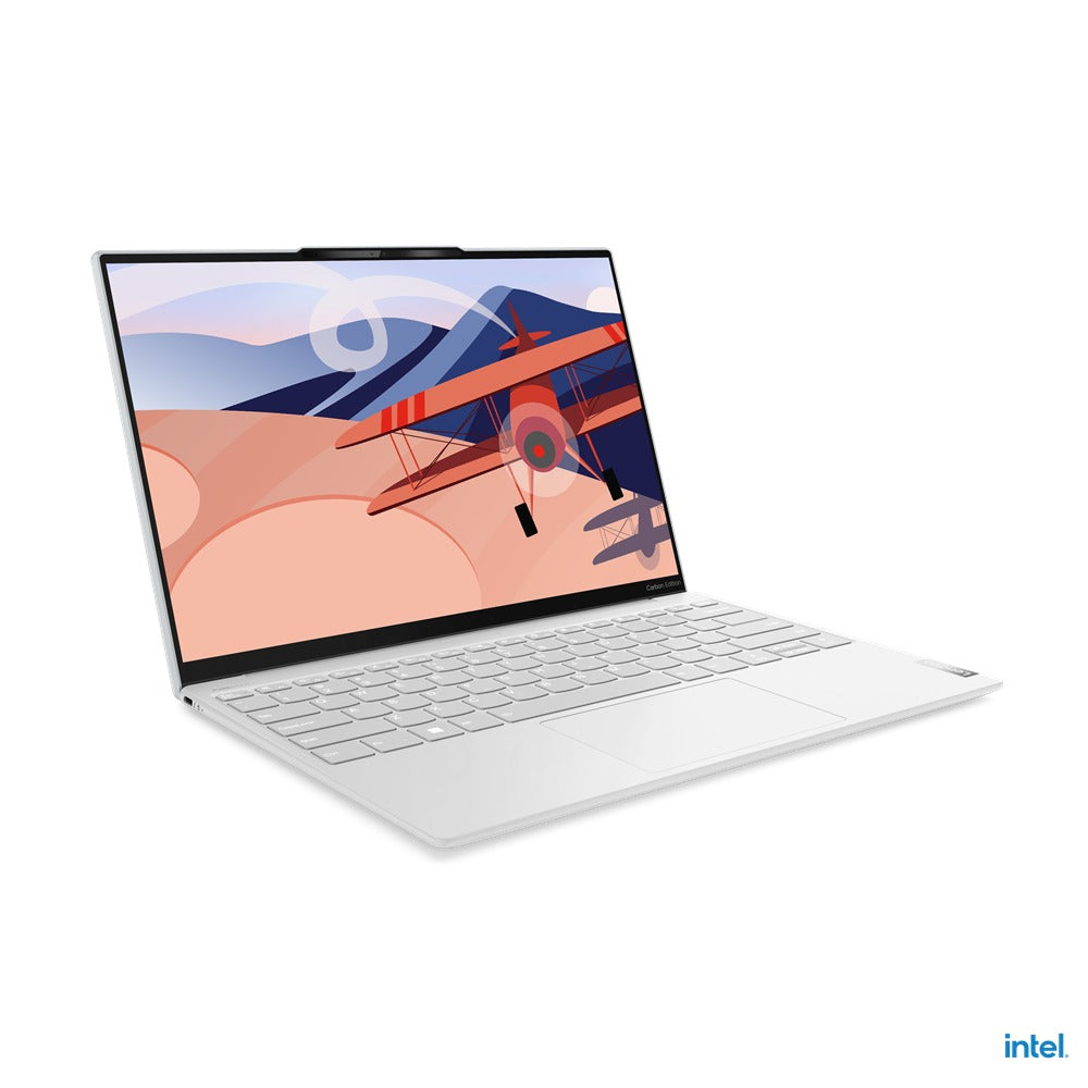 Lenovo Yoga Slim 7 Carbon 13IRP8 83AY002NPH Laptop (Moon White) | 13.3″ 2.5K (2560x1600) | i7 1360P | 16GB RAM | 1TB SSD | Intel Iris Xe Graphics | Windows 11 Home | MS Office Home & Student 2021 |  Yoga Sleeve