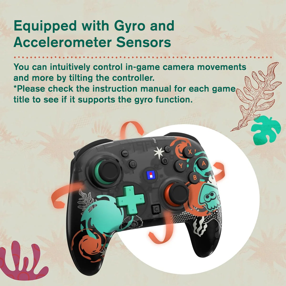 Hori Wireless Horipad Turbo Controller for Nintendo Switch 2 (Splatoon Raiders) (NSX-239A)