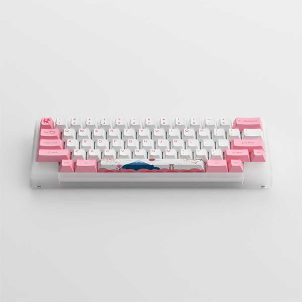 Akko ACR59 World Tour Tokyo RGB Hot-Swappable Mechanical Keyboard White (Akko CS Jelly Pink)
