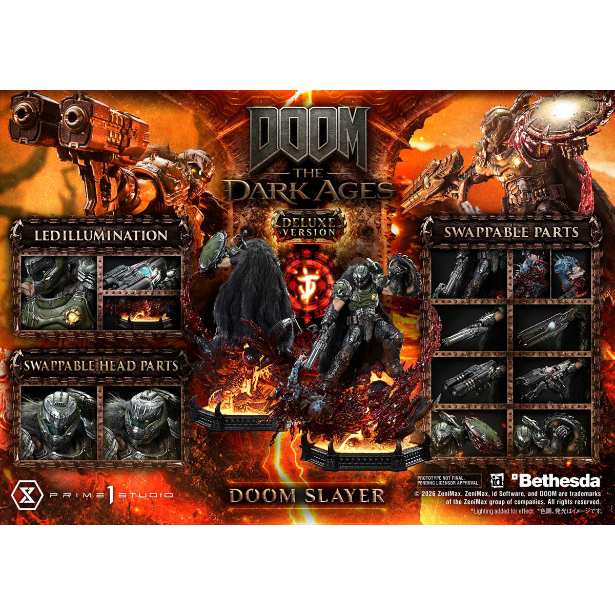 Ultimate Premium Masterline DOOM: The Dark Ages Doom Slayer Deluxe ver