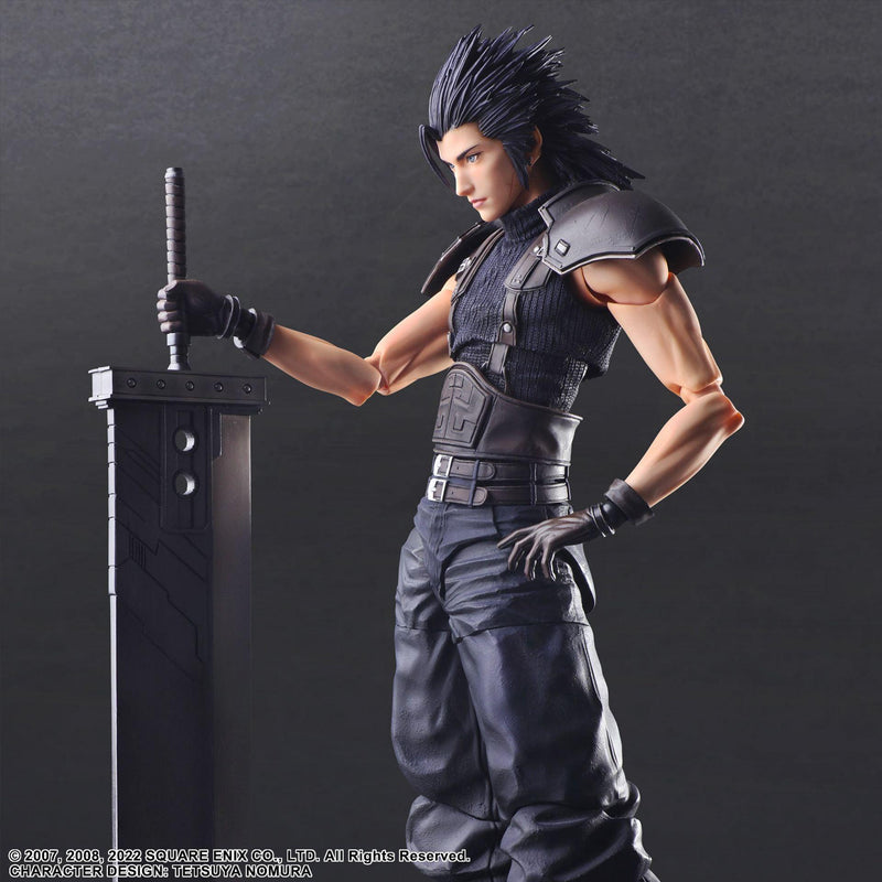 Crisis Core Final Fantasy VII Reunion Play Arts Kai Action Figure Zack Fair Soldier 1st Class