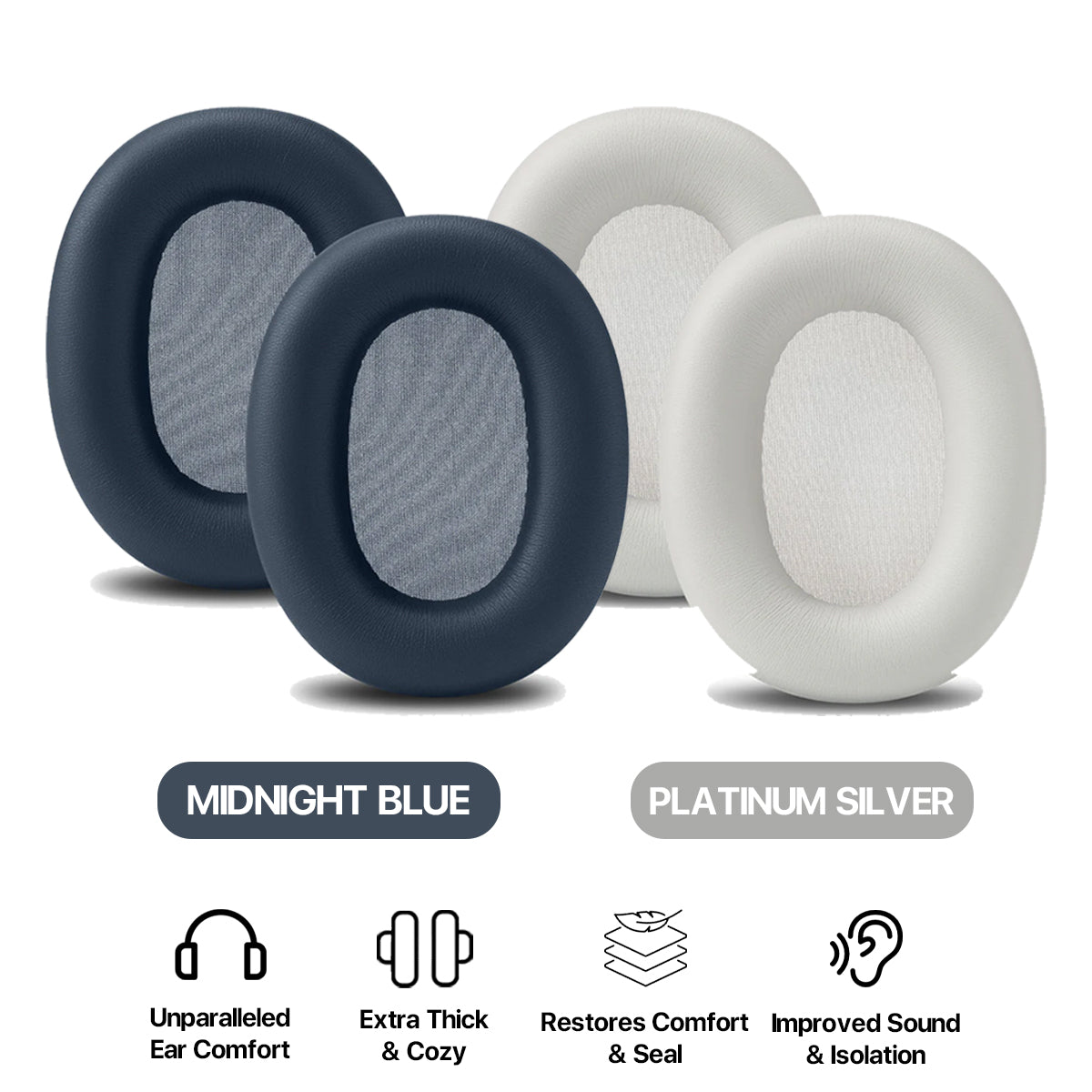 Wicked Cushions WC PadZ XM6 XL - Replacement Ear Pads For Sony WH-1000
