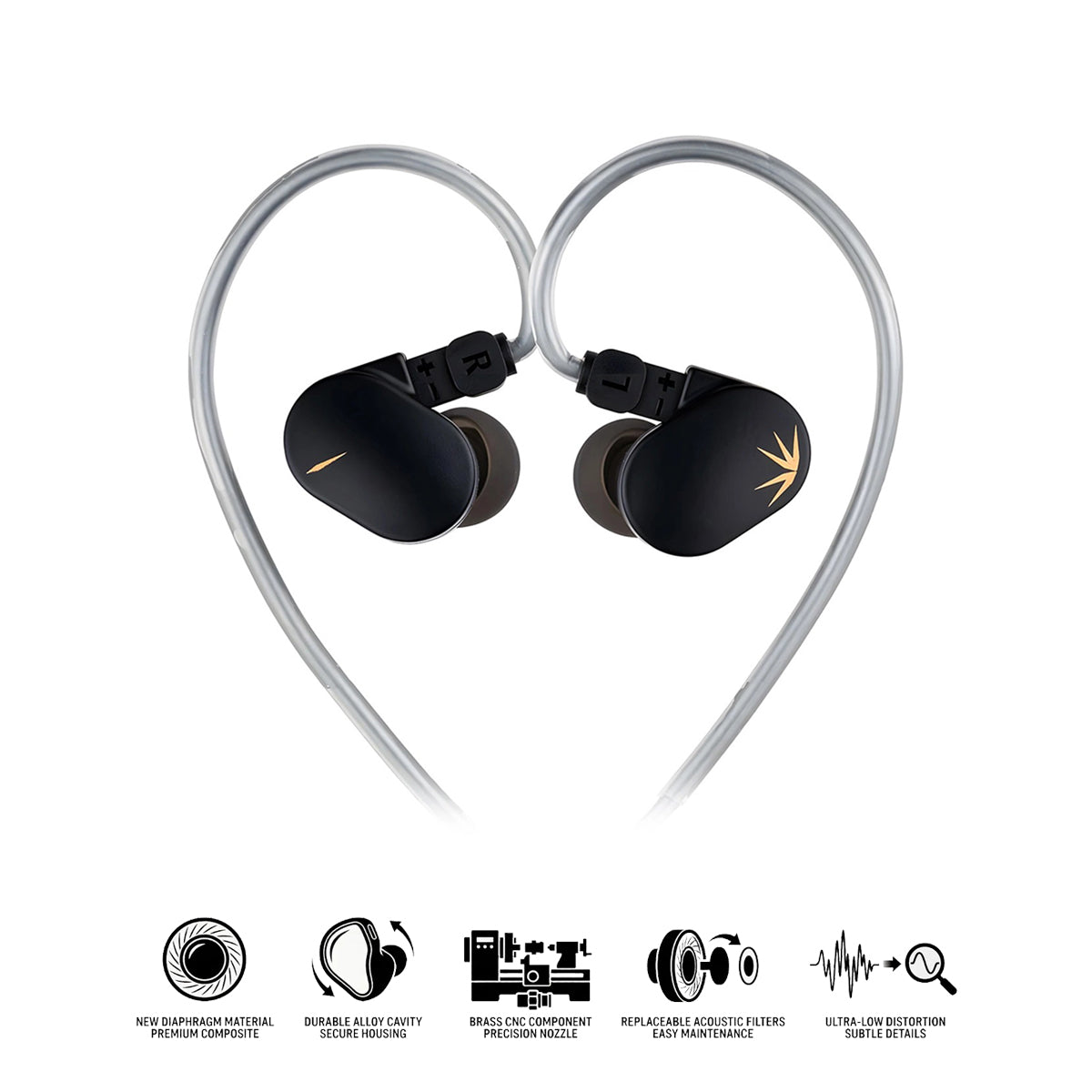 Moondrop CHU II High-Performance Dynamic Driver In-ear Earphones
