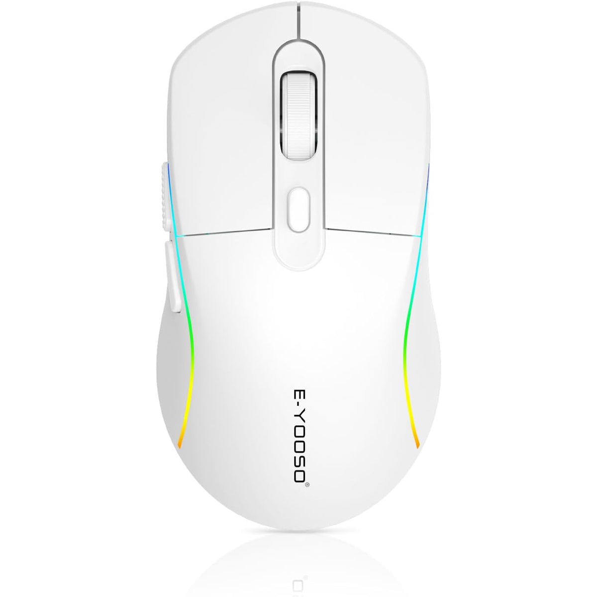 E-Yooso X-53 RGB Tri-Mode Mouse (Black, White)