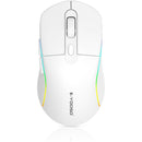 E-Yooso X-53 RGB Tri-Mode Mouse (Black, White)