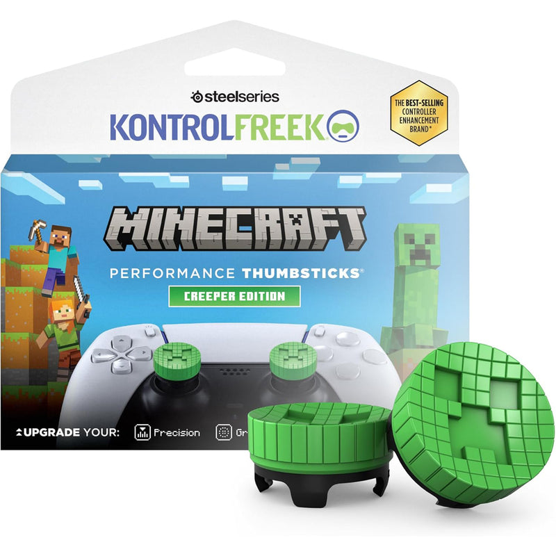 SteelSeries Kontrolfreek Performance Thumbsticks Minecraft Creeper Edition