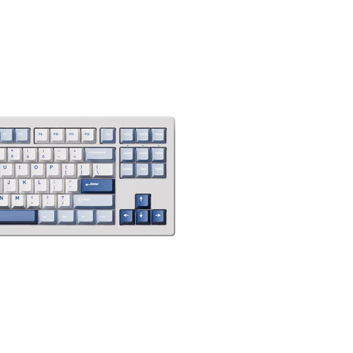 Akko 5087 V3 Glacier Multi-Mode RGB Hot-Swappable Mechanical Keyboard (Akko V3 Piano Pro Switch)