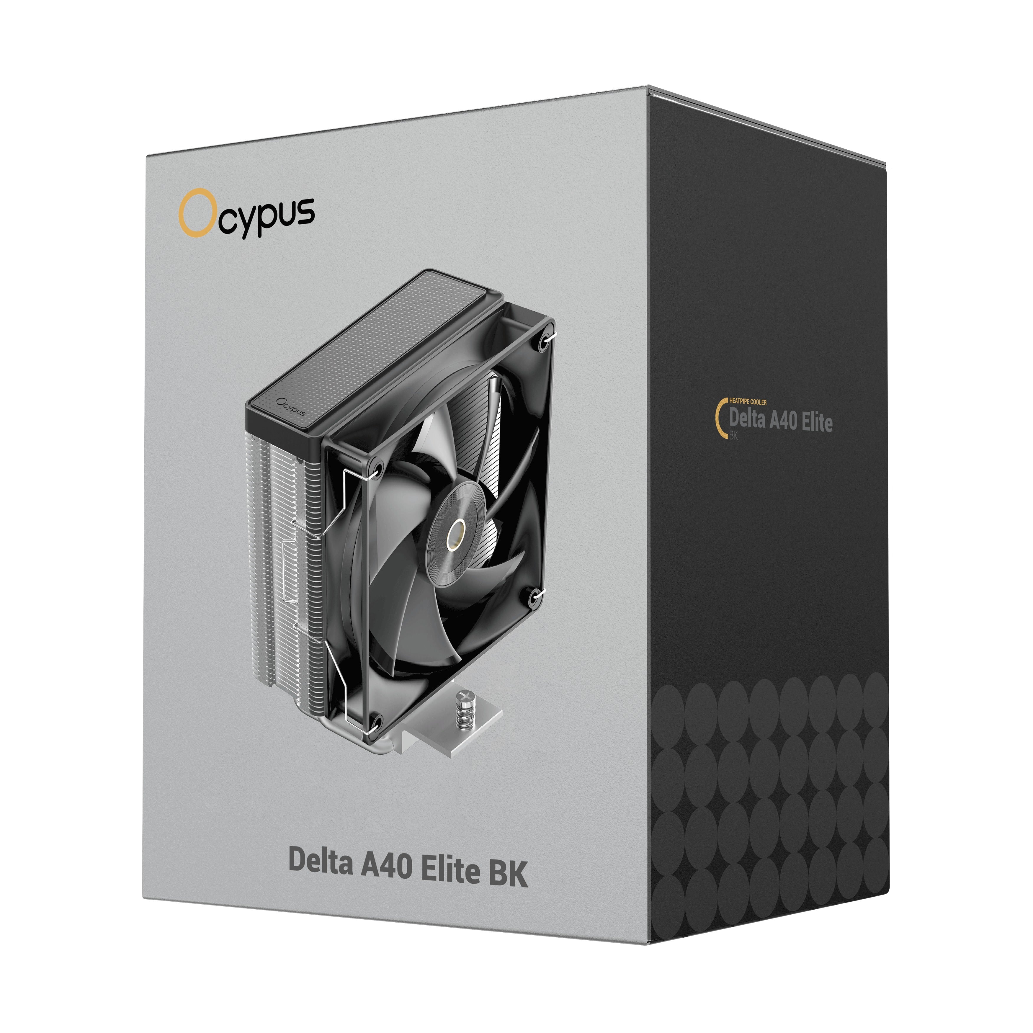 Ocypus Delta A40 Elite 4 Heat Pipe High-Performance Single-Tower Air Cooler
