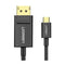 UGreen USB-C To DP Cable - 1.5M (Black) (MM139/50994)