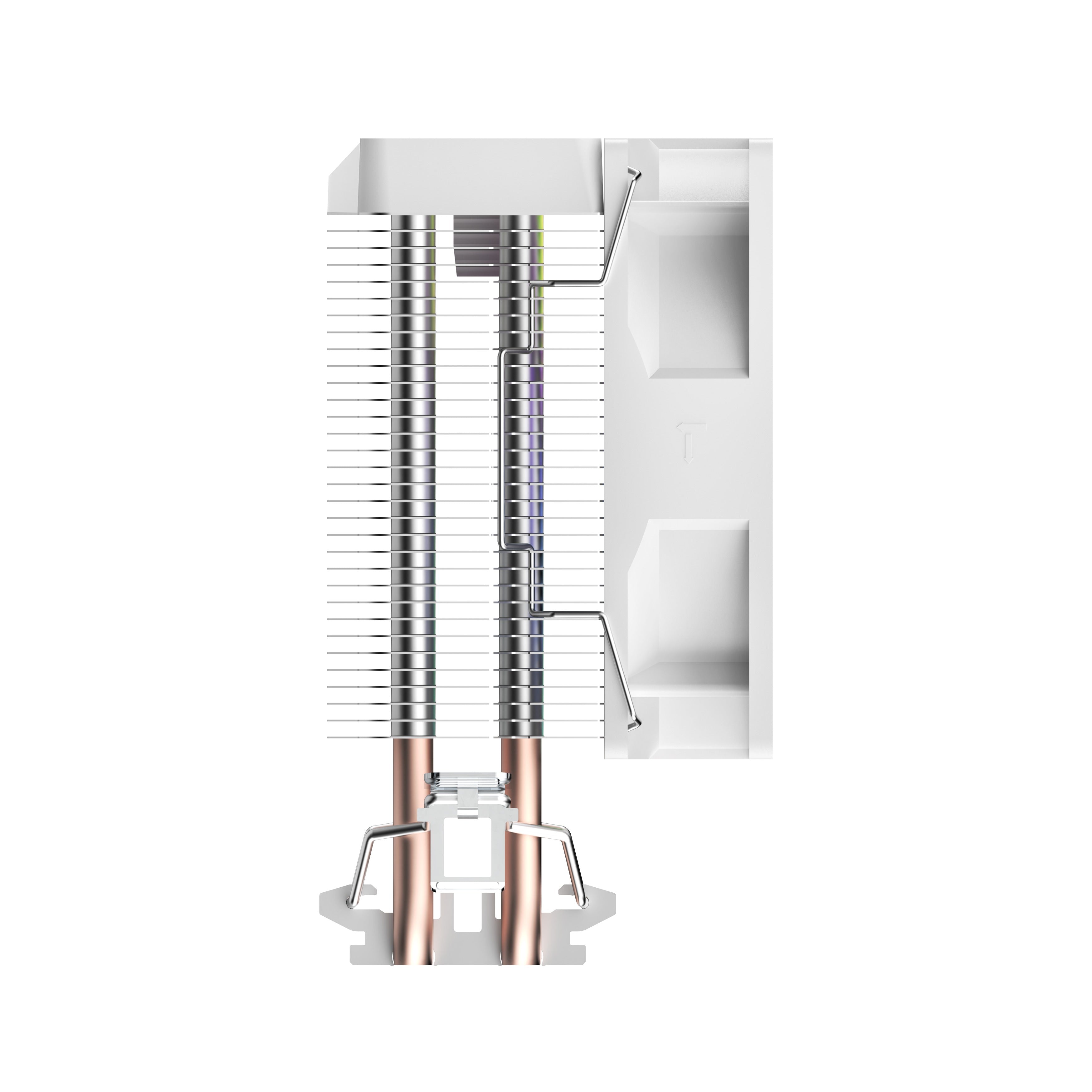 Ocypus Gamma A20 ARGB Dual Heat Pipes, 92mm Fan Small-Tower Air Cooler with ARGB Lighting