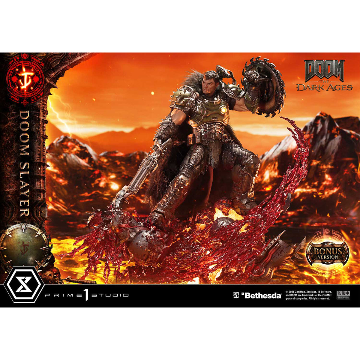 Ultimate Premium Masterline DOOM: The Dark Ages Doom Slayer DX Bonus ver. (UPMDOOM-01DXS) Pre-Order Downpayment