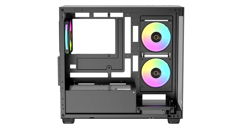 Ocypus Gamma C52 ARGB Mini-Tower Panoramic View Case with ARGB Fans