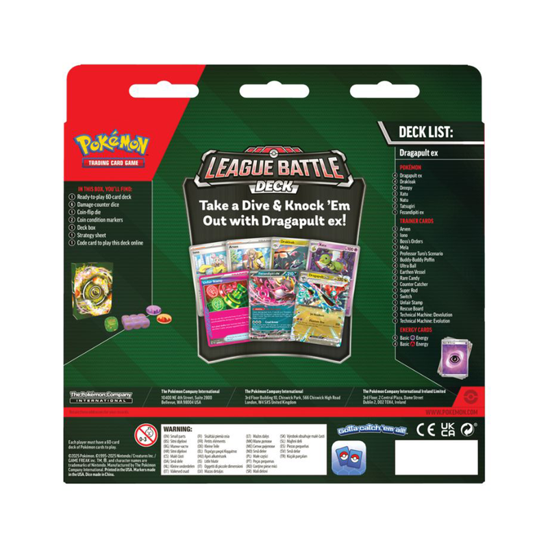 Pokemon Trading Card Game League Battle Deck Dragapult Ex (100-10394)