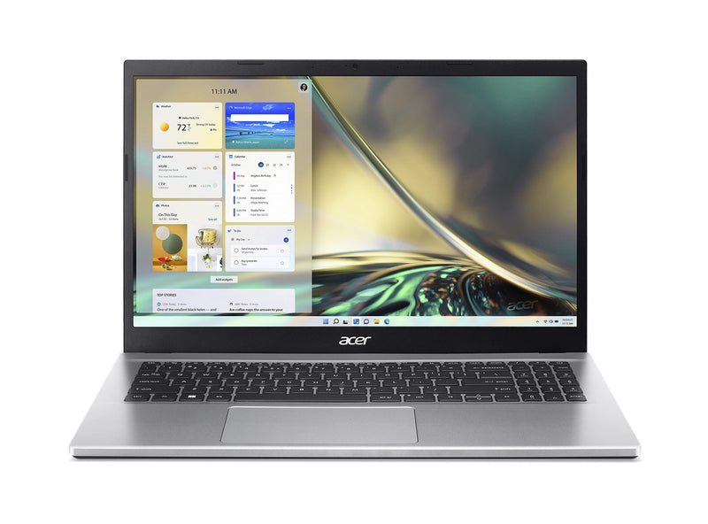 Acer Aspire 3 A315-59-568X 15.6" FHD Laptop (Pure Silver) | 15.6" FHD (1920x1080) | i5-1235U | 8GB RAM | 512GB SSD | Intel UHD Graphics | Windows 11 Home | MS Office Home & Student 2021 | Acer Entry Run Rate Backpack E-1620-P (LZBPKM6B12)