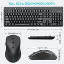 E-Yooso E-777 Wireless Keyboard & Mouse Combo (Black)