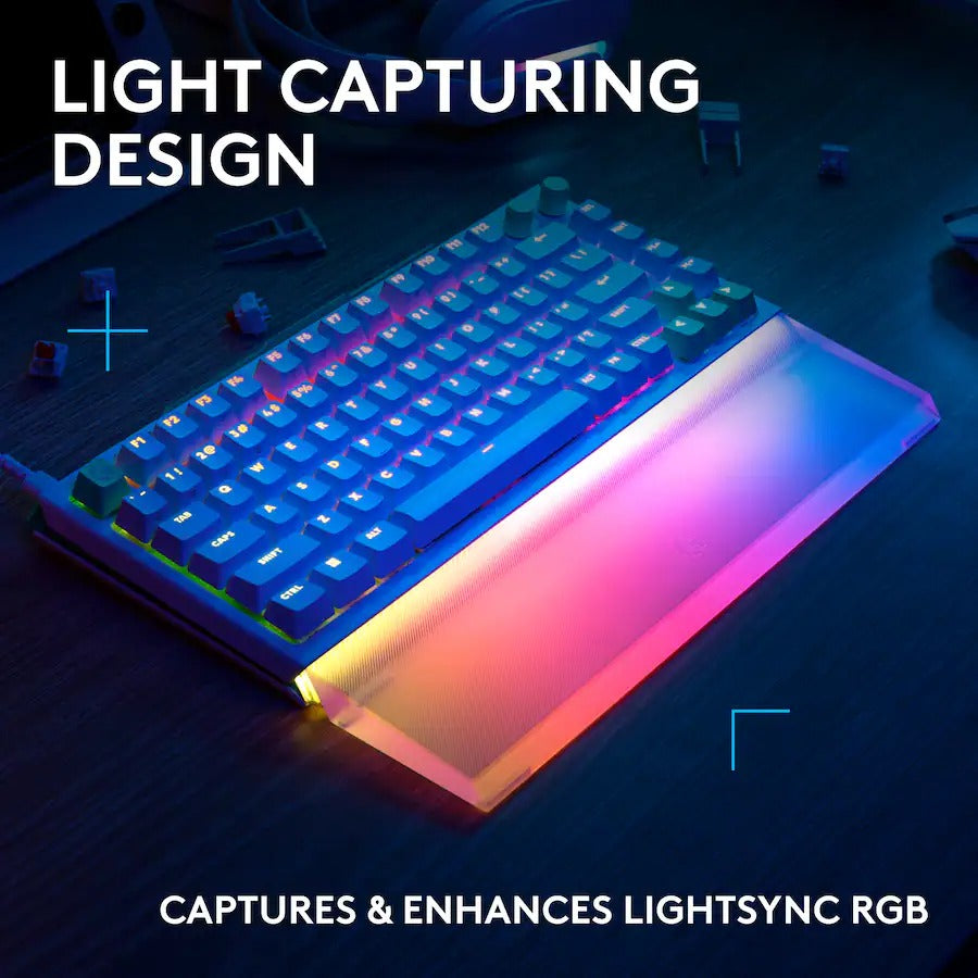 Logitech G512 X 75 Laser-etched Translucent Acrylic Palm Rest