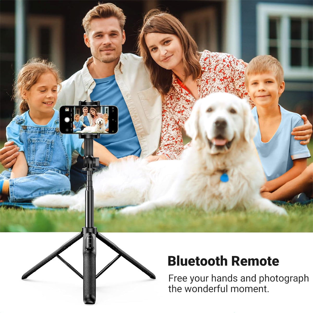 Ugreen Selfie Stick Tripod Stand with BT Remote & Adjustable Length