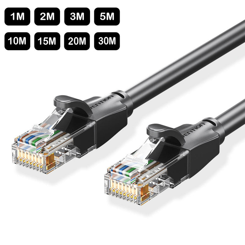 Vention Cat6 UTP Patch Cable - (Black) | DataBlitz