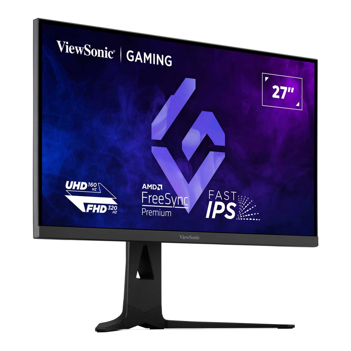 ViewSonic XG275D1-4K 27" (3840x2160) Dual Mode (UHD at 160Hz or FHD at 320Hz) 0.5ms MPRT Fast IPS Gaming Monitor