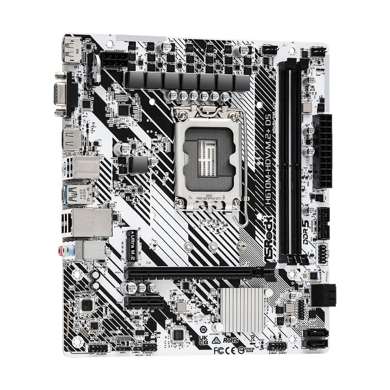 ASRock H610M-HDV/M.2+ D5 Motherboard