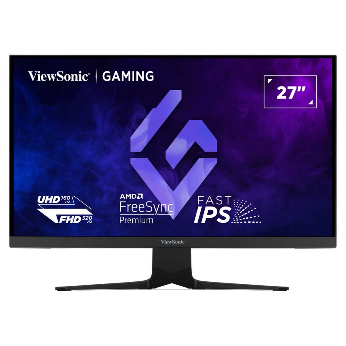 ViewSonic XG275D1-4K 27" (3840x2160) Dual Mode (UHD at 160Hz or FHD at 320Hz) 0.5ms MPRT Fast IPS Gaming Monitor
