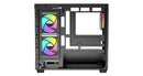 Ocypus Gamma C52 ARGB Mini-Tower Panoramic View Case with ARGB Fans
