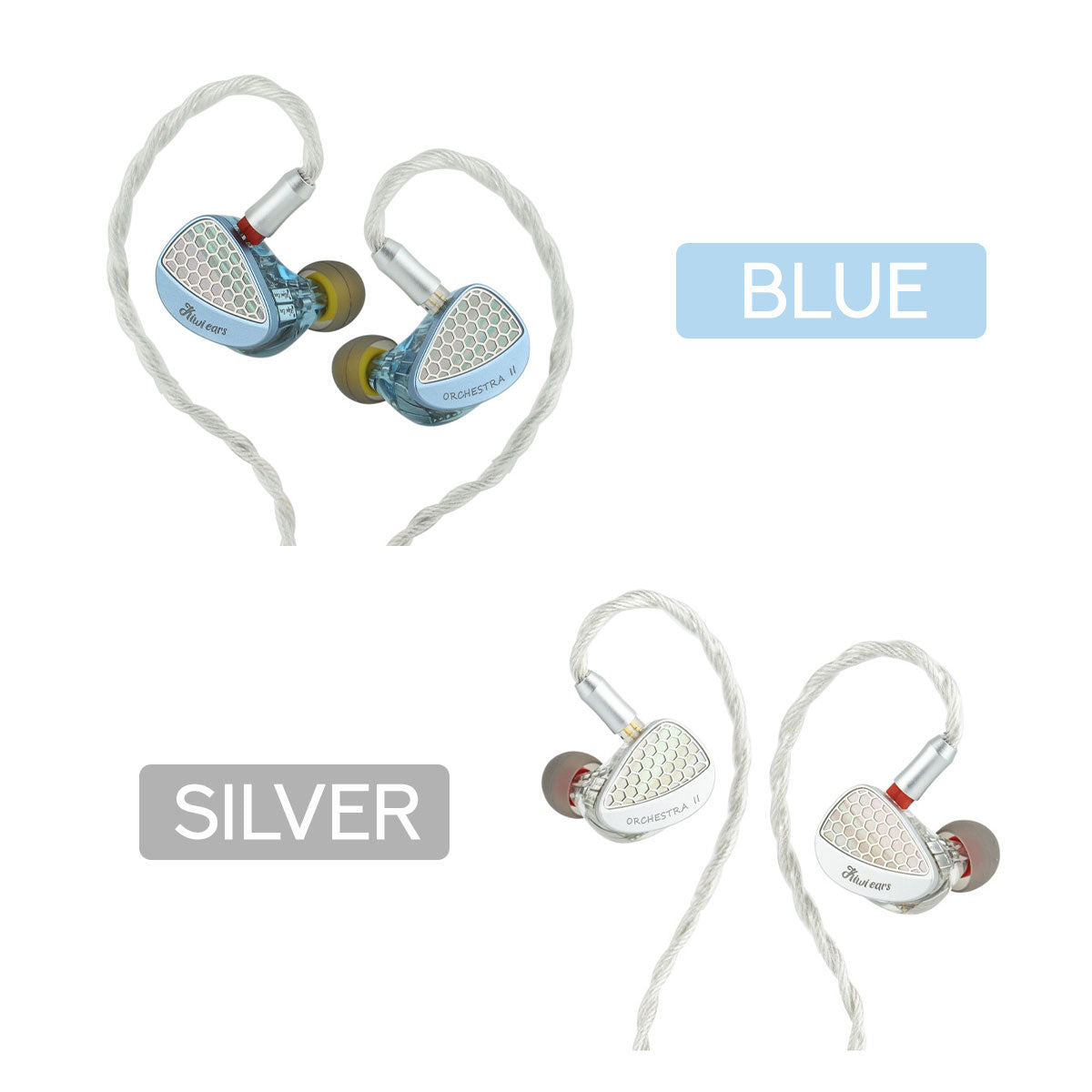 Kiwi Ears Orchestra II 10 Custom Balanced Armature with 4 Way Crossover In-ear Monitor