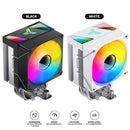 Jonsbo CR-1400 V2 ARGB Silent Series 90MM Single-Tower CPU Cooler (Black, White)