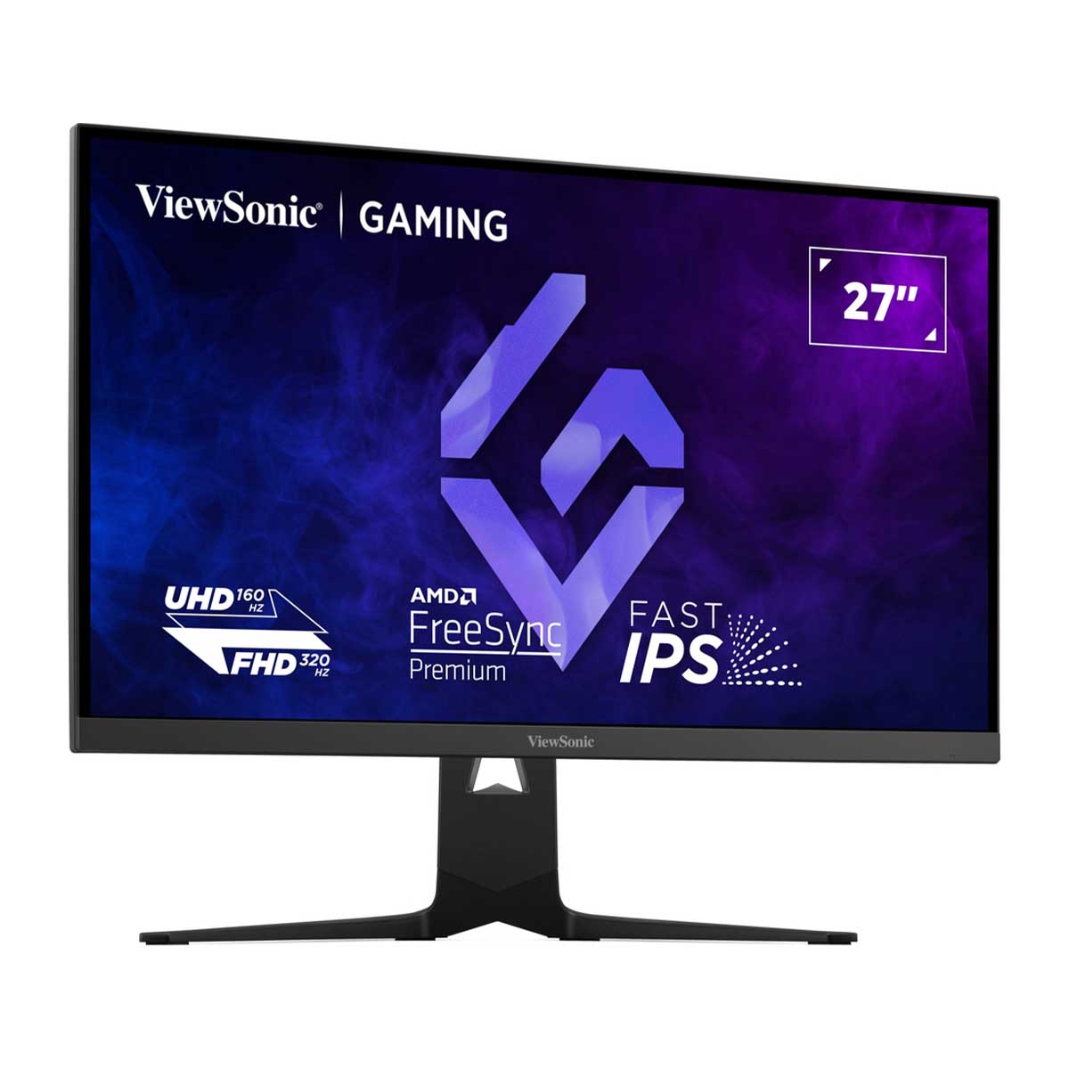 ViewSonic XG275D1-4K 27" (3840x2160) Dual Mode (UHD at 160Hz or FHD at 320Hz) 0.5ms MPRT Fast IPS Gaming Monitor