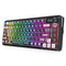 Redragon K708MC RGB Flekact Pro 82 Keys 75% Gasket Mounted Wireless Mechanical Keyboard with Customizable Smart LCD Screen (Special Keycaps Ed.)