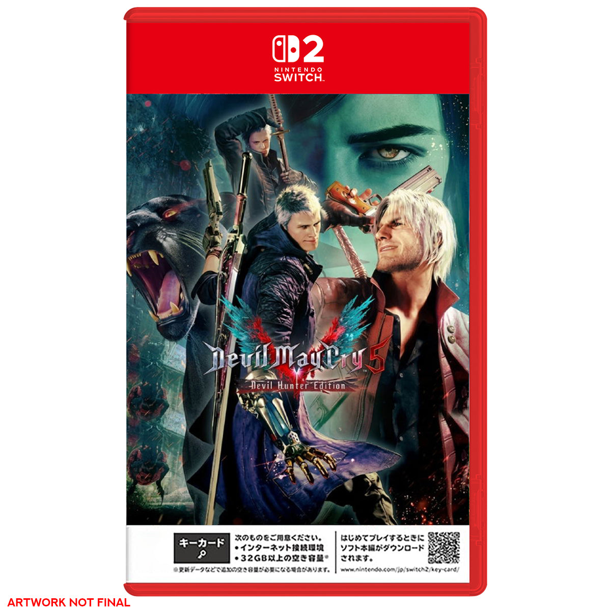 Nintendo Switch 2 Devil May Cry 5 Devil Hunter Edition