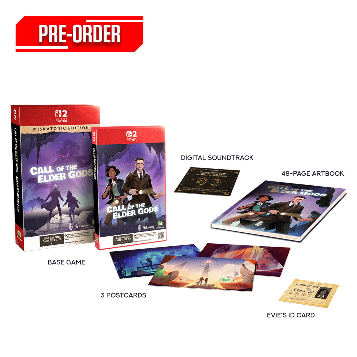 Nintendo Switch 2 Call of the Elder Gods: Miskatonic Edition (Game-Key Card) Pre-Order Downpayment
