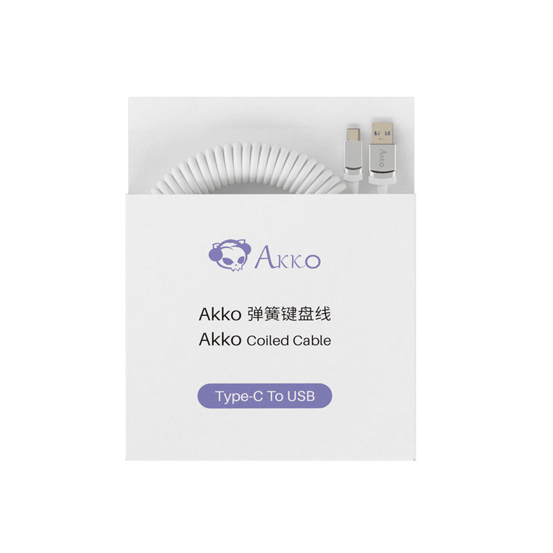 Akko Coiled Cable (White)