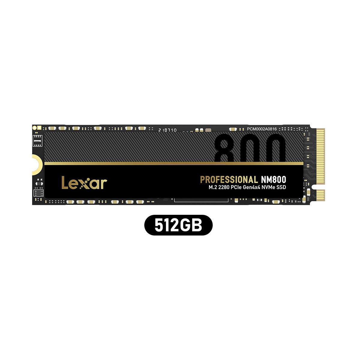 Lexar NM800 M.2 2280 7000MB/s Read PCIe Gen4x4 NVMe SSD (512GB, 1TB) (LNM800X512G-RNNNG, LNM800X001T-RNNNG)