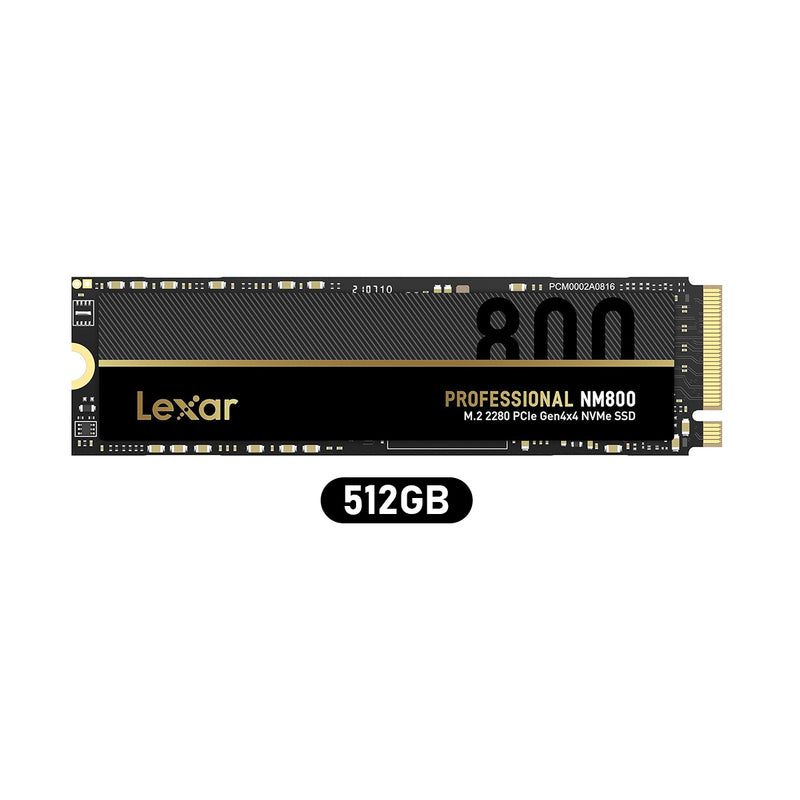 Lexar NM800 M.2 2280 7000MB/s Read PCIe Gen4x4 NVMe SSD (512GB, 1TB) (LNM800X512G-RNNNG, LNM800X001T-RNNNG)