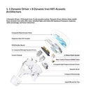 WLMouse HUAN IEM Headphones (Black, Pink, Blue)