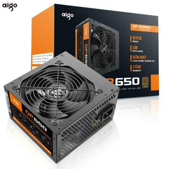 Aigo G6 HJ Plus GP650 650W 80+ Bronze Intel ATX 12V Switch Power Supply