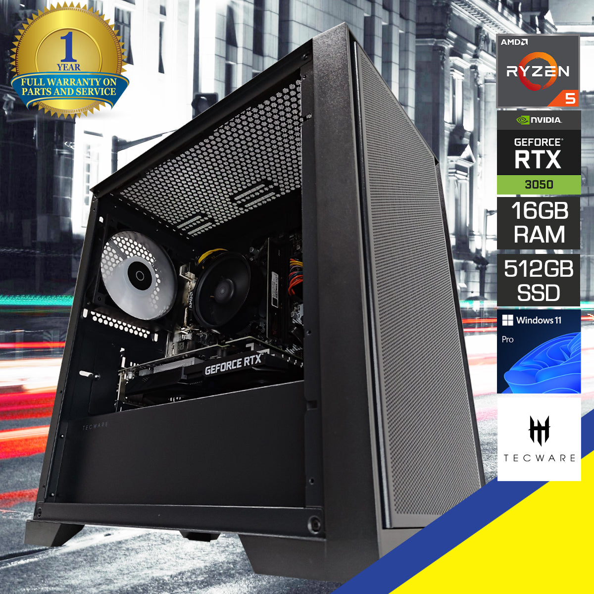 Alpha Neo M2 TG Black Desktop Gaming PC