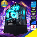 Alpha Reyna Black Desktop Gaming PC | Intel i5-12400F | 16GB RAM | 500GB SSD | RTX 3050 | Windows 11 Pro