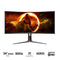 AOC CU34G2XP 34" WQHD (3440x1440) 180Hz 1ms MPRT/ 1ms GtG AdaptiveSync DisplayHDR 400 VA Curved Gaming Monitor (Black/Red)