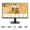 AOC 24B3CA2 23.8" FHD (1920x1080) 100Hz 1ms MPRT IPS Flat Monitor