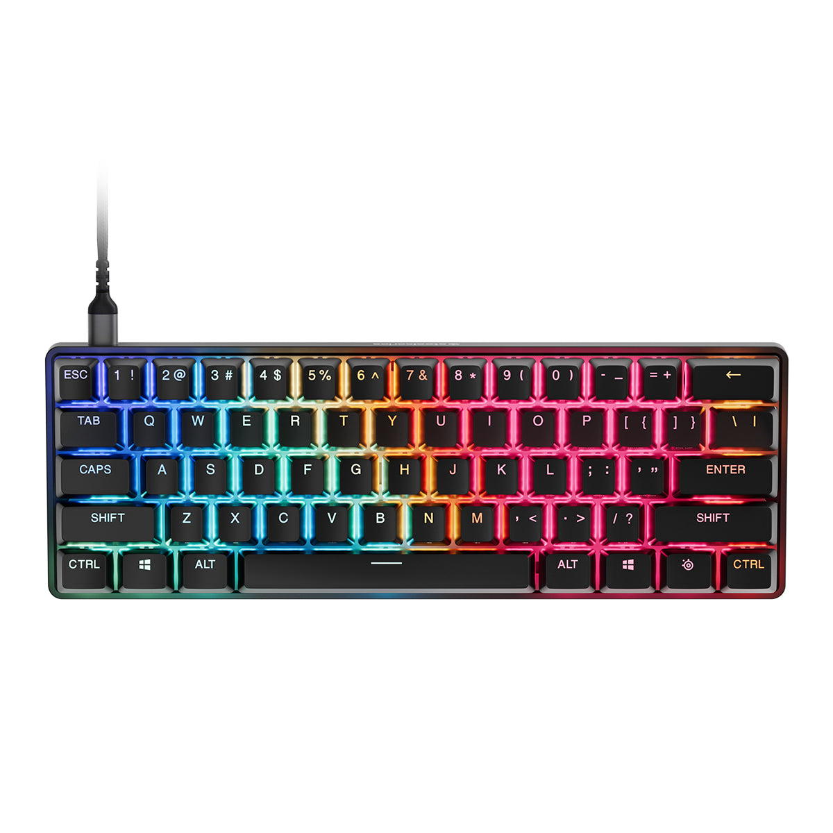 SteelSeries Apex Pro Mini Adjustable Switch Wired Mechanical Gaming Keyboard (Omnipoint 3.0 Switches) (64913)
