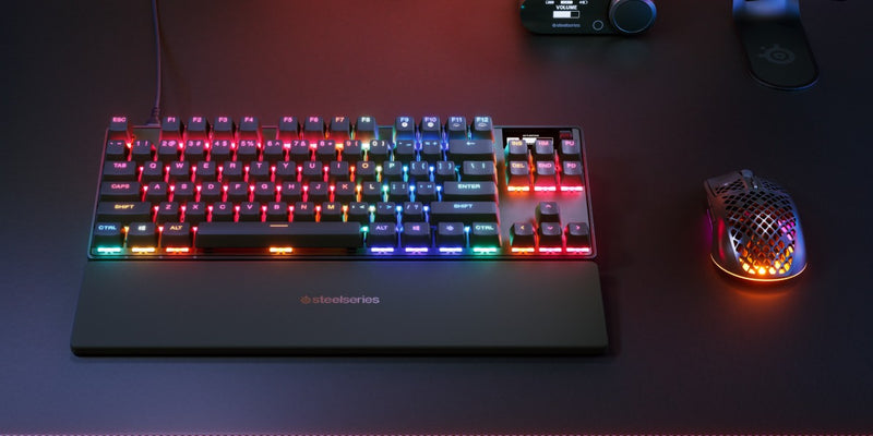 SteelSeries Apex Pro TKL Gen 3 Adjustable Mechanical Switch Wired Gaming Keyboard (64740)
