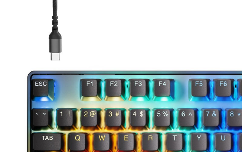 SteelSeries Apex Pro TKL Gen 3 Adjustable Mechanical Switch Wired Gaming Keyboard (64740)