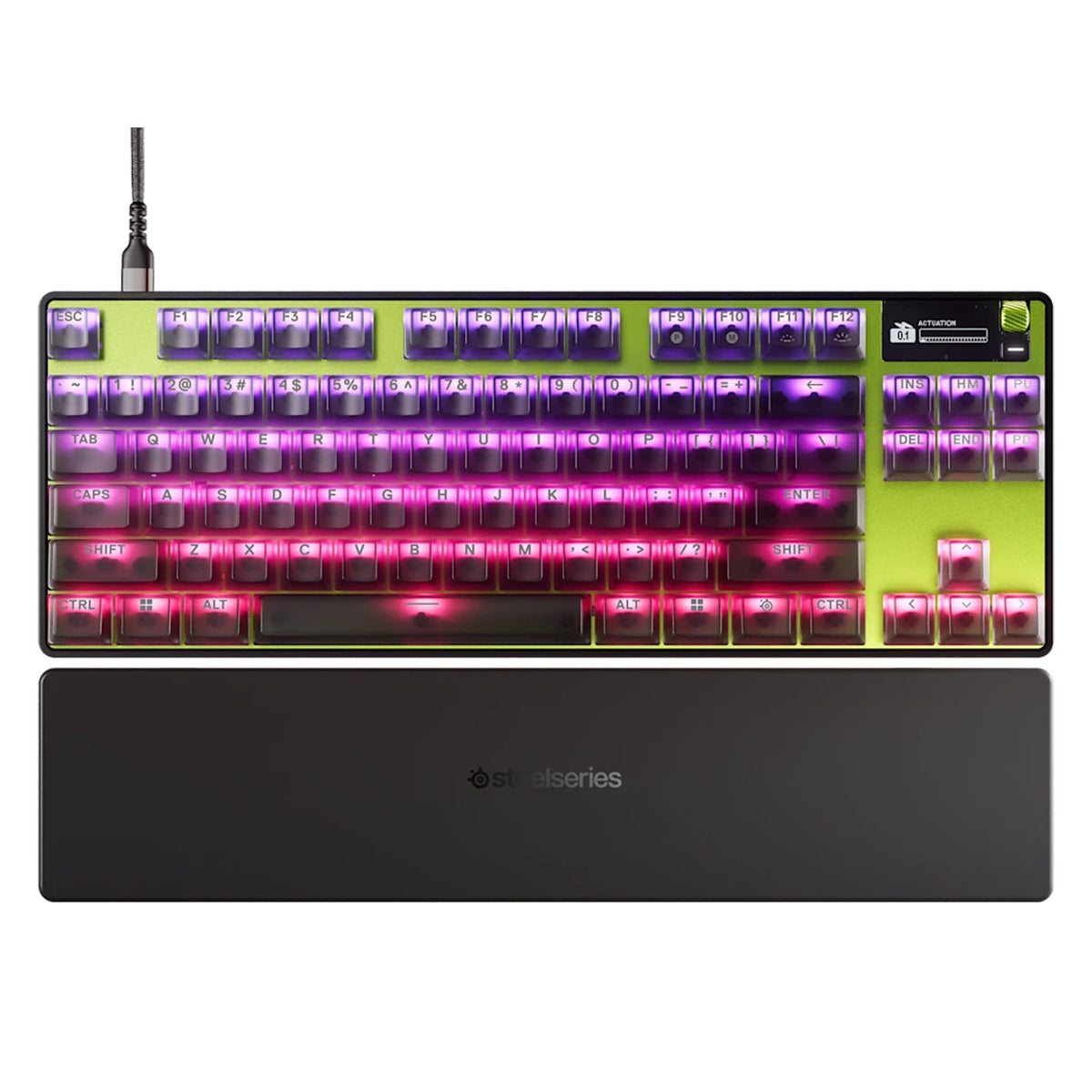 SteelSeries Apex Pro TKL Gen 3 Wired Gaming Keyboard (Omnipoint 3.0 Switches) (Cyber) (64980)