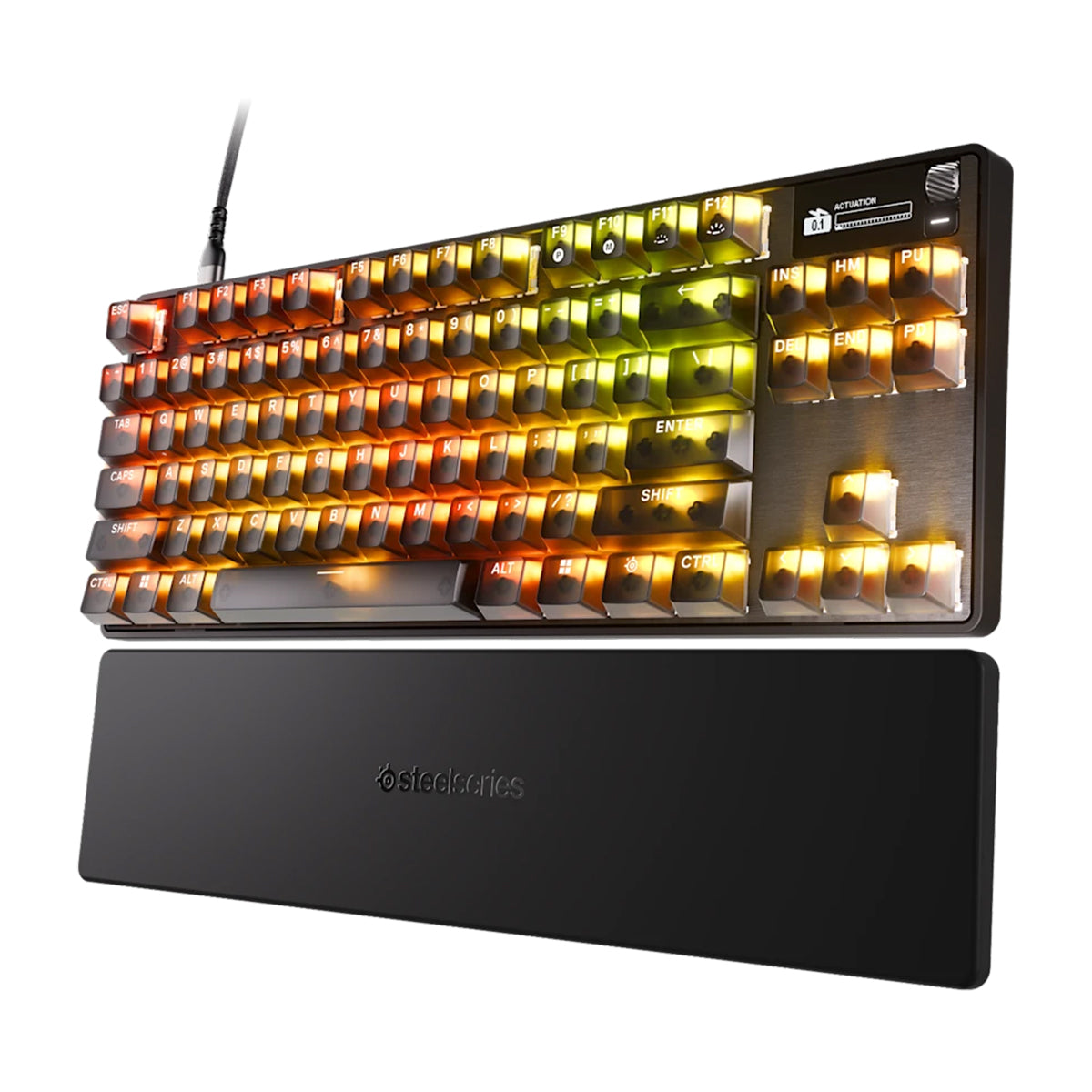 SteelSeries Apex Pro TKL Gen 3 Wired Gaming Keyboard (Omnipoint 3.0 Switches) (Steel) (64981)