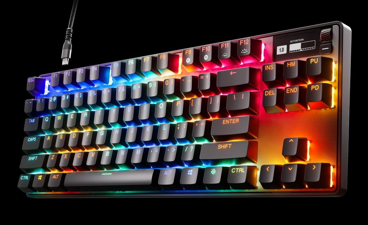 apex pro SteelSeries Apex Pro TKL Esports Gaming Keyboard (2023
